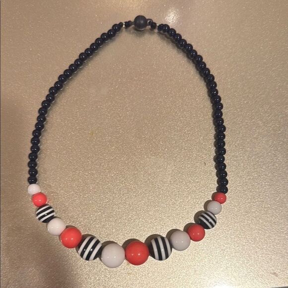 Gymboree Black and Red Beaded Necklace - Picture 1 of 4